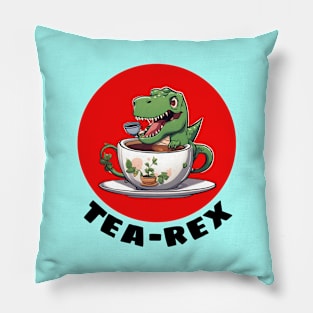 Tea-Rex | T-Rex Pun Pillow