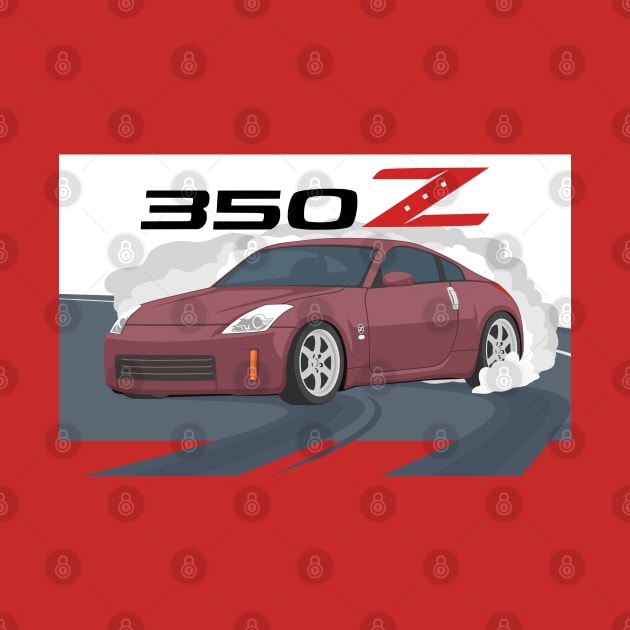 car 350z drift brickyard maroon by creative.z