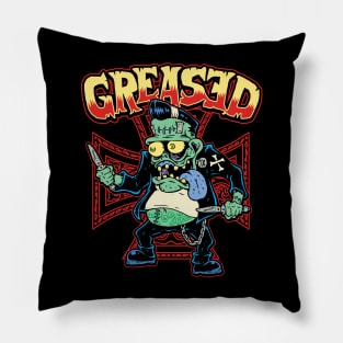 Greased Monster Fink Greaser Pillow