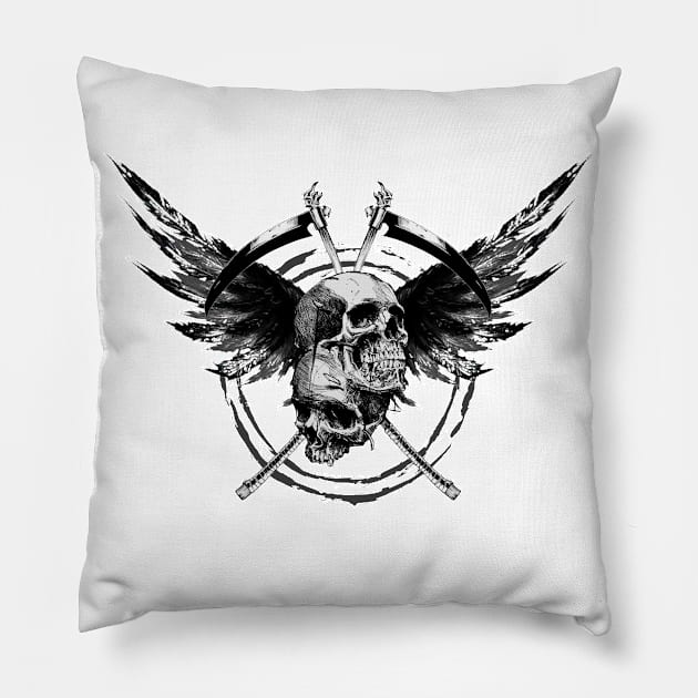 Angel of death Pillow by mr.Ruin