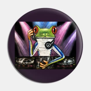 "DJ Frog" - Frog Life collection Pin