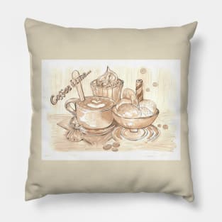 Coffee time Pillow