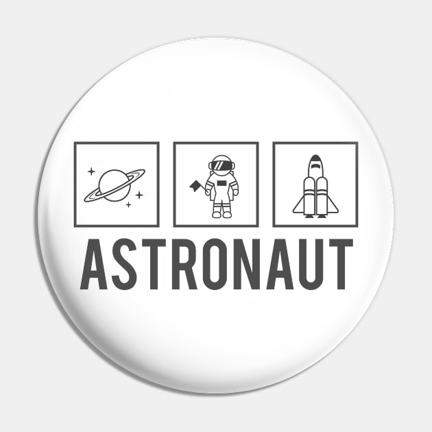 Astronaut Job Sticker Pin by Suprise MF