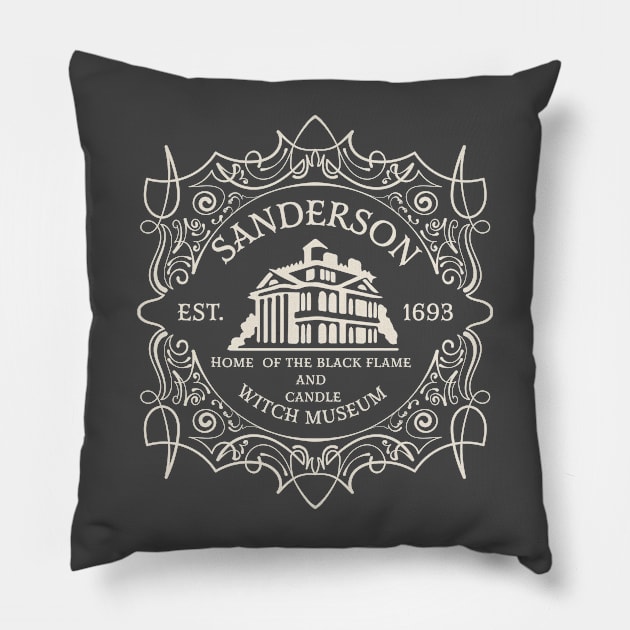 Sanderson Witch Museum. Pillow by lakokakr