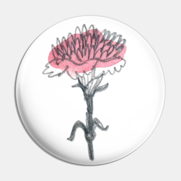 Pink Carnation Solo 6 Pin by crumpetsandcrabsticks