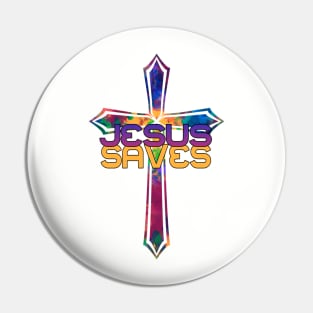 Jesus Saves Pin