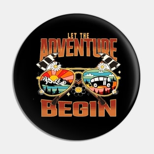 Let The Adventure Begin, Back to School, Happy Teacher Day Gift, Teacher Appreciation, Teach,Teacher Gift, Back To School Gift Pin