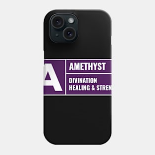 Amethyst Crystal - Purple Phone Case