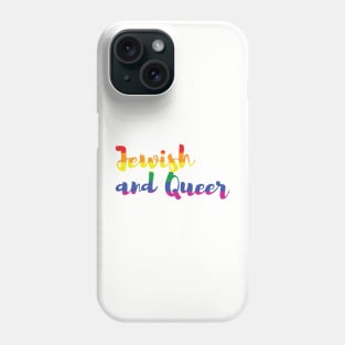 Jewish and queer Phone Case