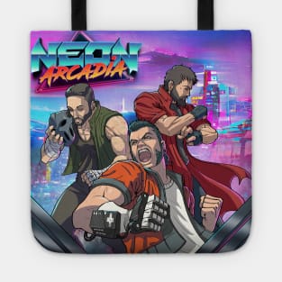 Neon Arcadia Band Art Tote