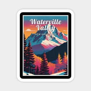 Waterville Valley ski New Hampshire usa Magnet