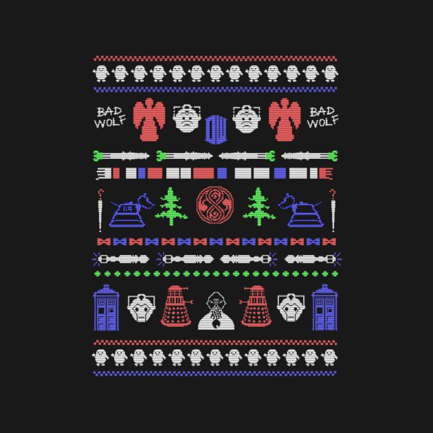 Holiday Who Ugly Doctor Sweater by B4DW0LF