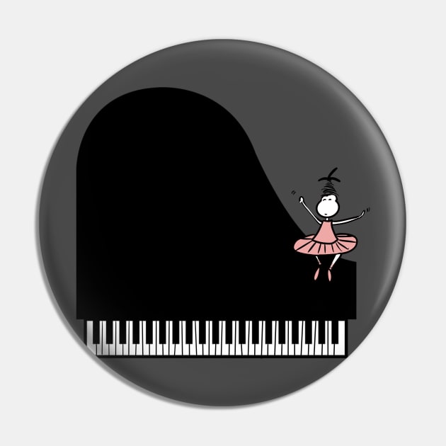 Dancing piano Pin by Guastevi