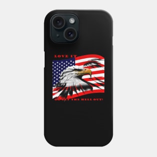 American Flag I Love The USA Phone Case