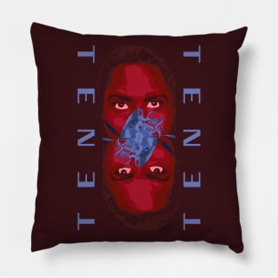 Tenet (Red & Blue) Pillow