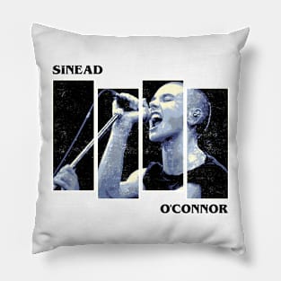 Sinead O'Connor Distressed Pillow