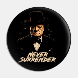 W Churchill Pin