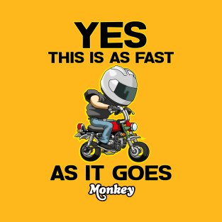 Honda MONKEY as fast as it goes design 2 T-Shirt