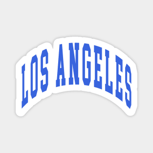 Los Angeles - Block Arch - Gold Blue/White Magnet