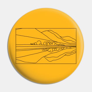 Lake George Reflection Pin