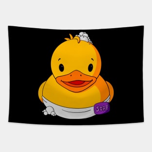 Spa Day Rubber Duck Tapestry