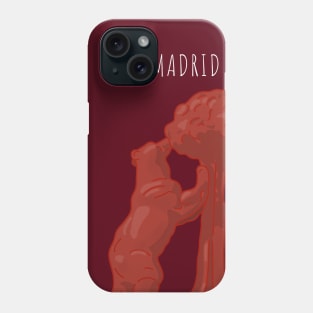 The Bear and the Strawberry Tree Spain Madrid Phone Case