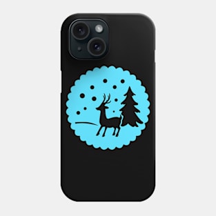 Floating Christmas Ornament Winter Scene Phone Case