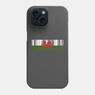 Made in Wales, Welsh Barcode Phone Case