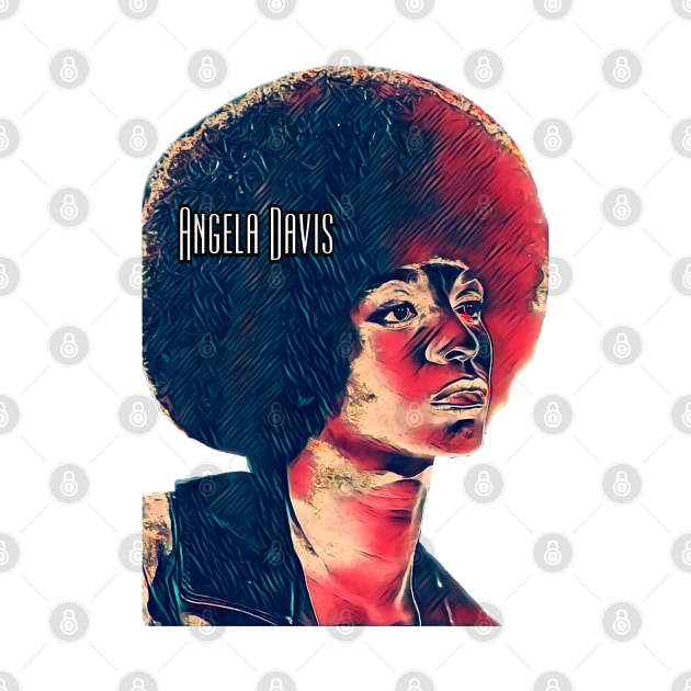 Angela Davis by BlackOzean