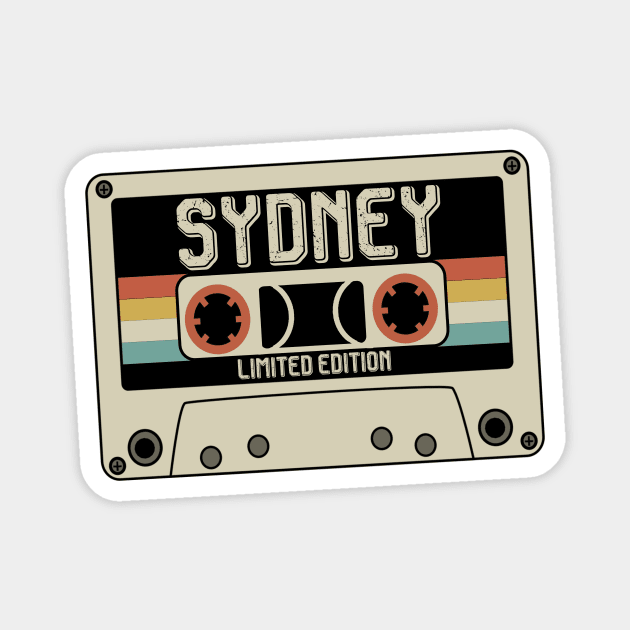 Sydney - Limited Edition - Vintage Style Magnet by Debbie Art