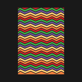 Colorful Chevron Design T-Shirt