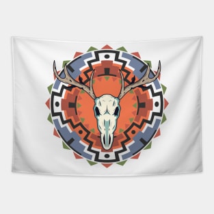 deer skull Tapestry