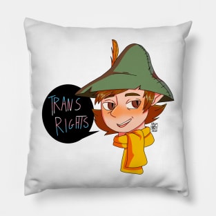 Trans Rights Snufkin! Pillow