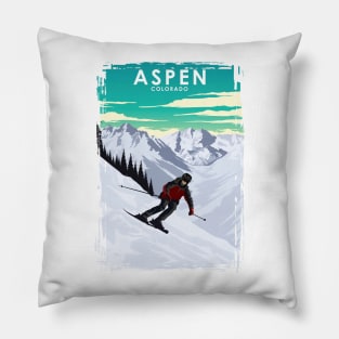 Aspen Colorado Ski Resort Pillow