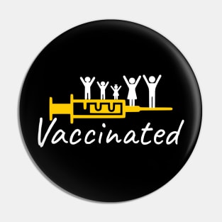 Vaccinated Pin