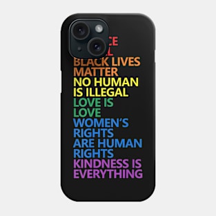 Science Is Real Black Lives Matter Lgbt Pride Blm Equality Phone Case