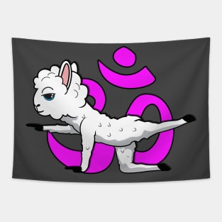 Llama Yoga cute Alpaka Tapestry