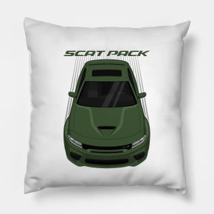 Dodge Charger Scat Pack Widebody - F8 Green Pillow