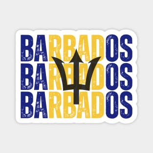Barbados flag, barbadian flag Magnet