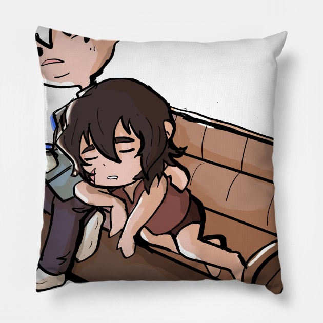 Sleep well Sheith Pillow by LovelyChibis