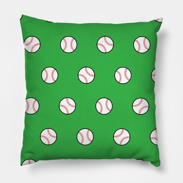 Baseball Face Mask Pillow by Brobocop