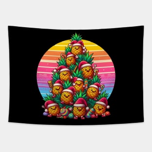 Pineapple Christmas Tree Tapestry