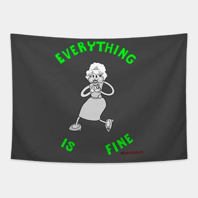 ERASERHEAD Radiator Lady Everything is Fine Tapestry by TristanYonce