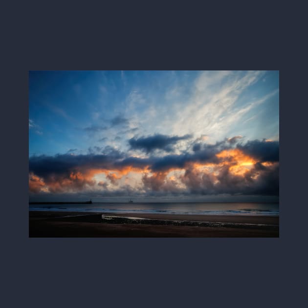 Northumberland sunrise in soft light by Violaman