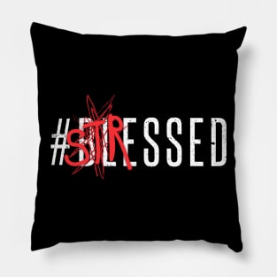 #Stressed Pillow