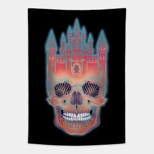 Skull King of the Castle Tapestry