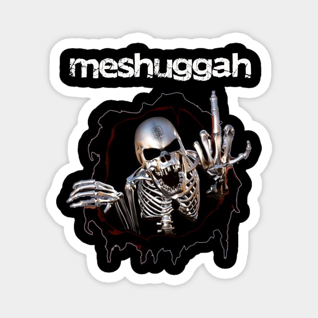 vintage horror meshuggah band Magnet by inidurenku official