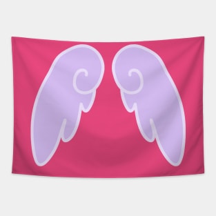 Purple Anime Wings Tapestry