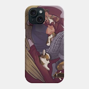 Seeping Gabriel (with corgis) Phone Case