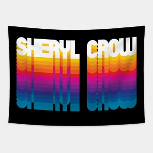 Retro Sheryl Proud Name Personalized Gift Rainbow Style Tapestry